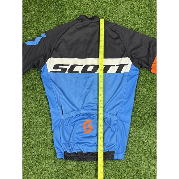 SCOTT RC Pro Cycling Jersey Short Sleeve | Men’s Size Small | Blue Orange Black - Picture 7 of 7